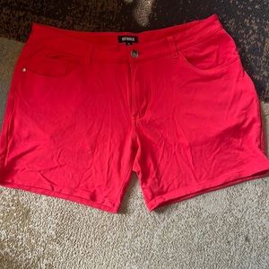 Steele shorts size 32 coral ish color